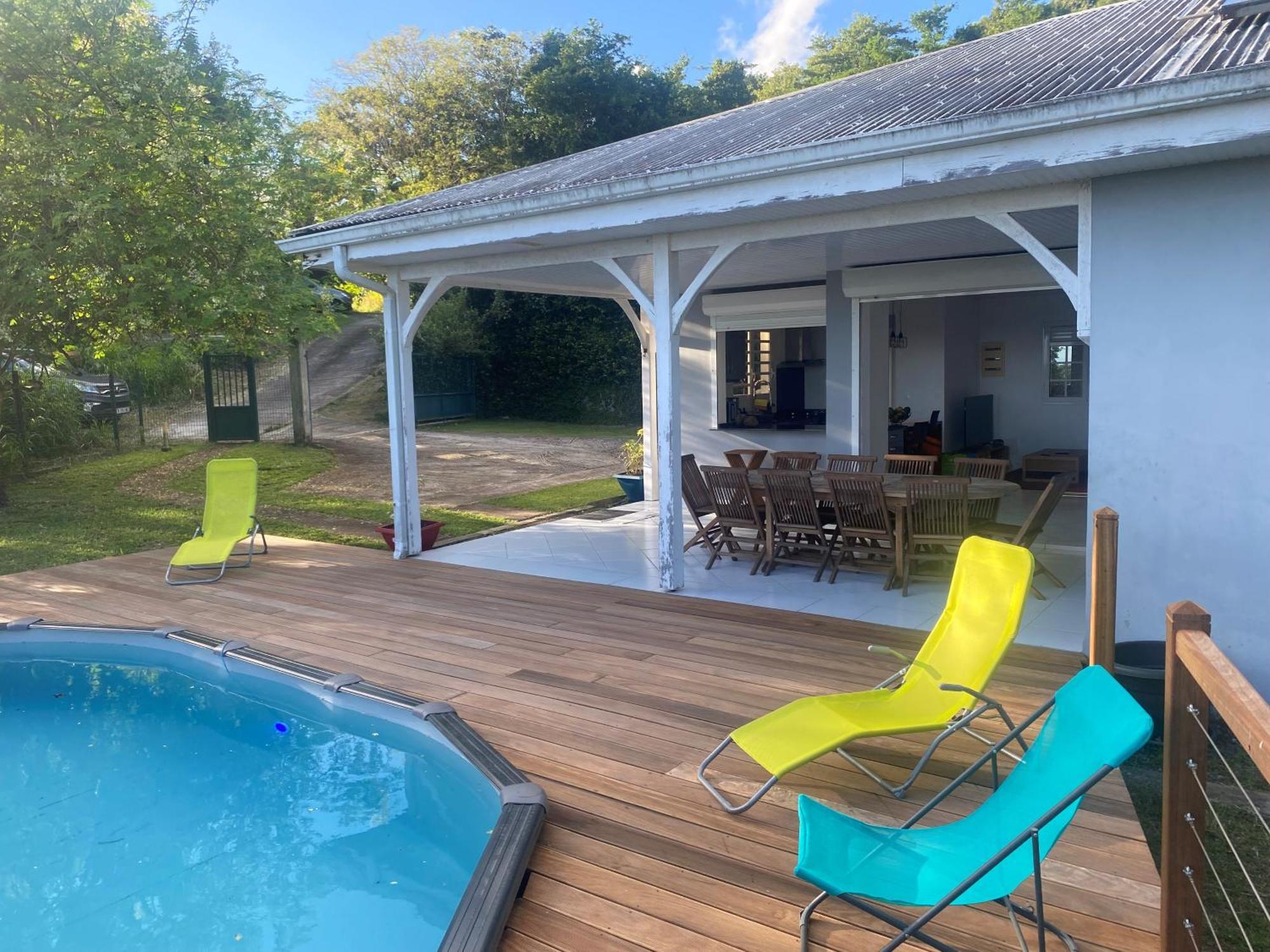 Les Terrasses De Maelle - Jolie Villa F4 Vue Mer Riviere-Salee Eksteriør bilde