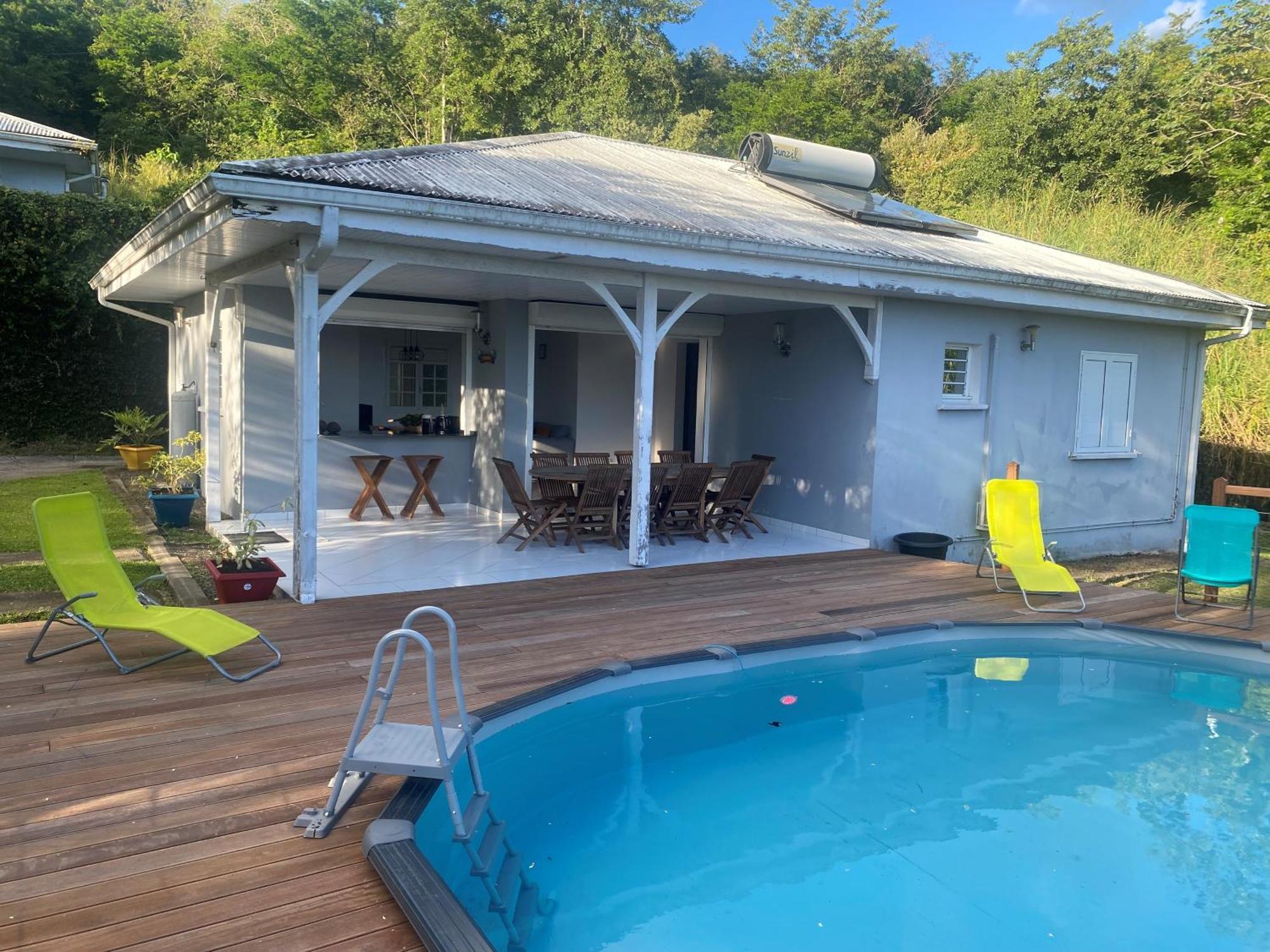 Les Terrasses De Maelle - Jolie Villa F4 Vue Mer Riviere-Salee Eksteriør bilde